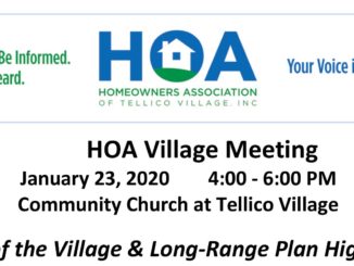 HOA Meeting January 23